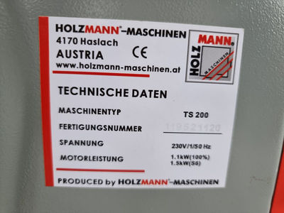 Kreissge Holzmann TS200 gebraucht