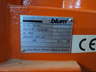 Bohrmaschine Blum gebraucht