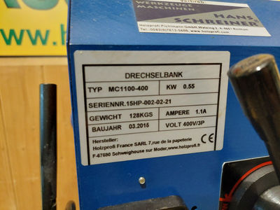 Drechselbank Hans Schreiner MC1100-400V gebraucht