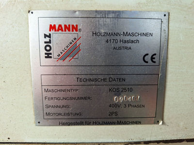 Kantenschleifmaschine Holzmann KOS2510 gebraucht