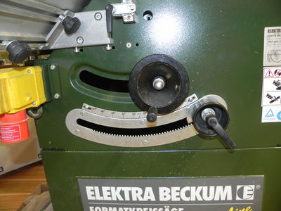Formatkreiss�ge Elektra Beckum PFK255 gebraucht