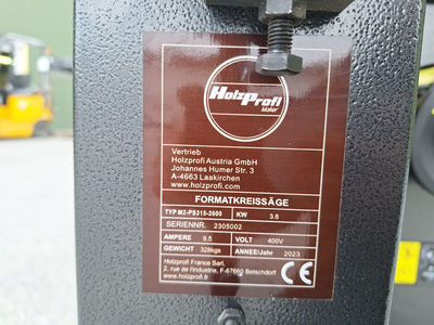 Formatkreiss�ge Holzprofi PS315-2600  gebraucht