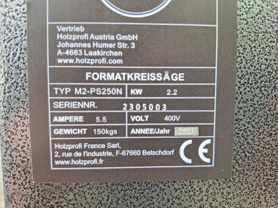 Kreiss�ge Holzprofi Maker PS250 gebraucht
