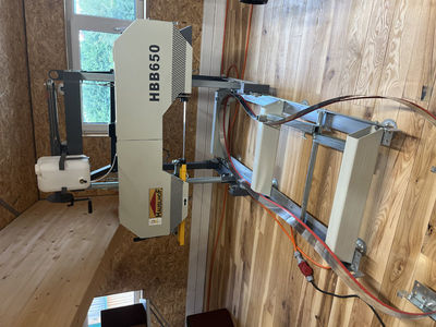 Vorf�hrmaschine Blockbands�ge HBB 650 von Hauslhof