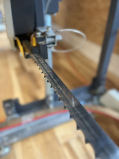 Vorf�hrmaschine Blockbands�ge HBB 650 von Hauslhof