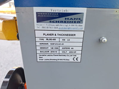 AD-Hobelmaschine Hans Schreiner ML392 gebraucht